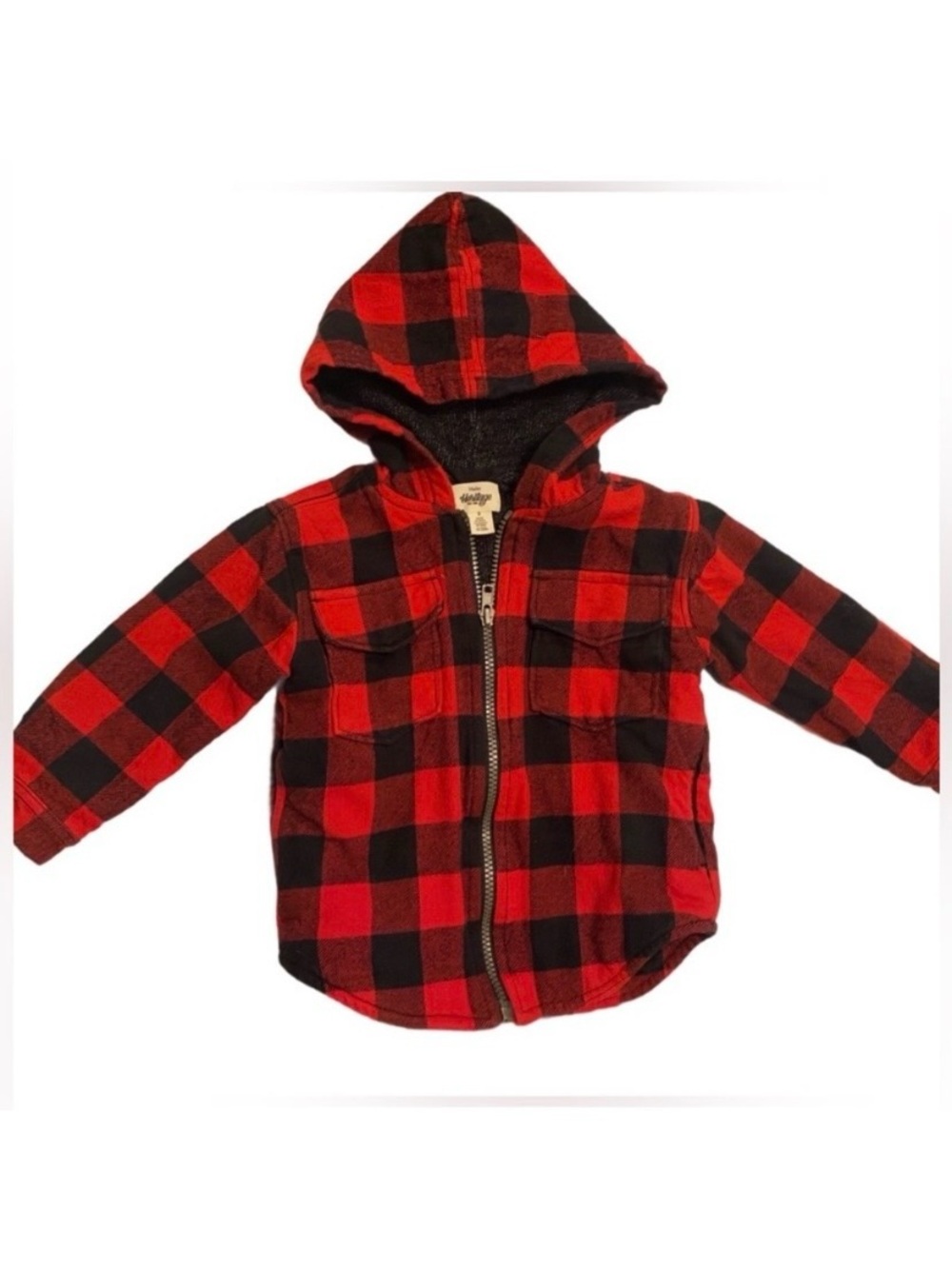 Hatley Kids Heritage Hooded Full Zip Plaid Jacket 2T